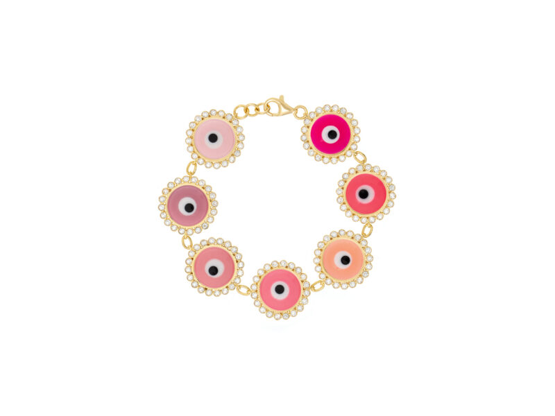 Pulseira Clássica Max - Degradê de Rosa