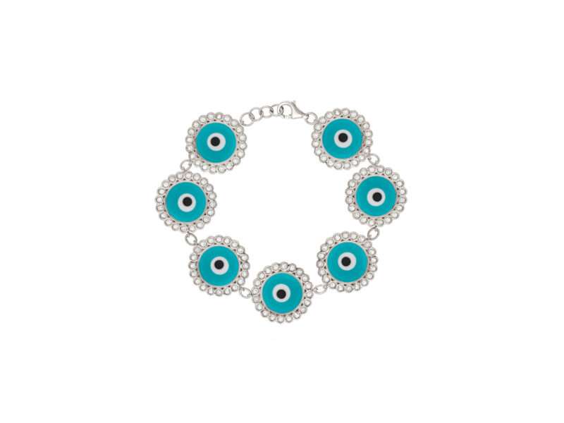 Pulseira Clássica Max - Azul Turquesa