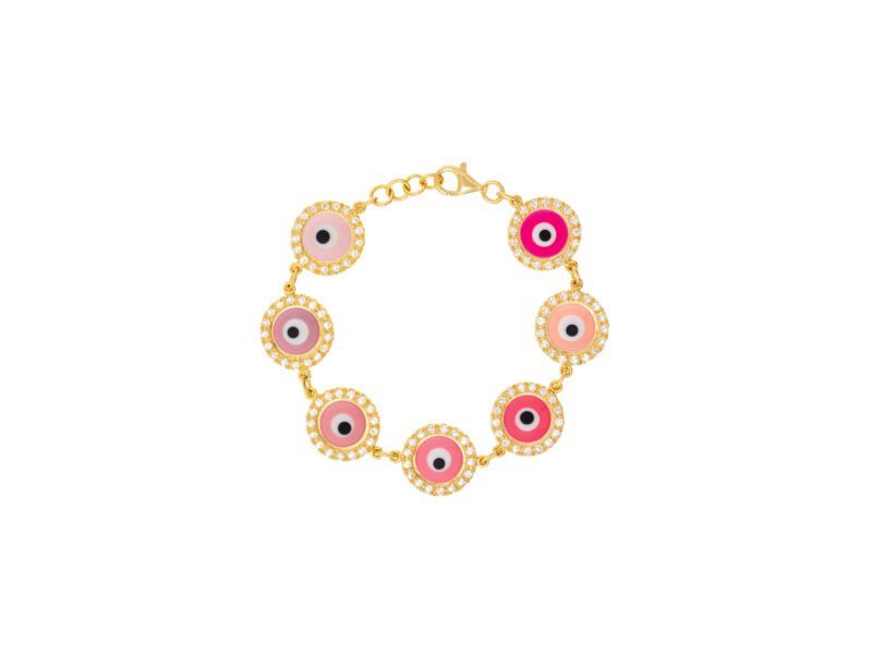 Pulseira Clássica Mini - Degradê de Rosa