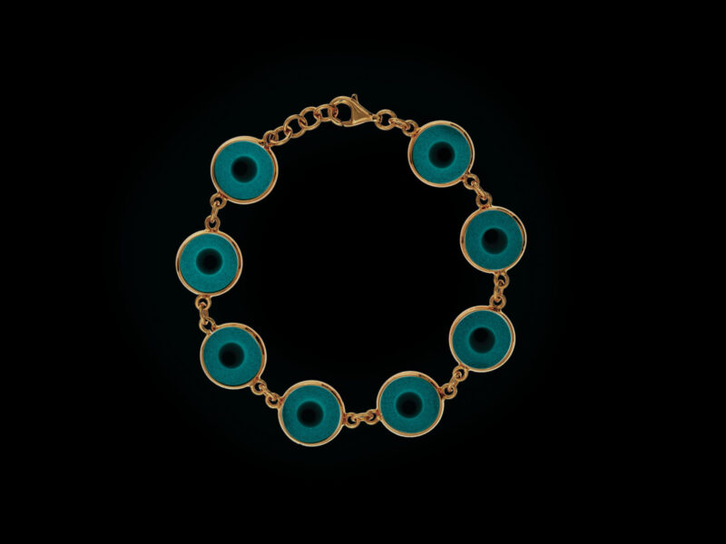 Pulseira Glow - Translúcida e Azul