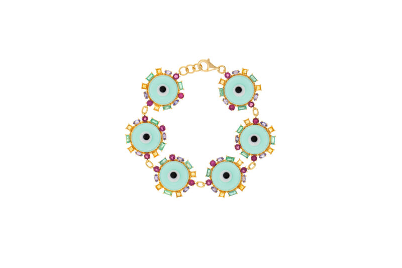 Pulseira Geométrica - Verde Esmeralda