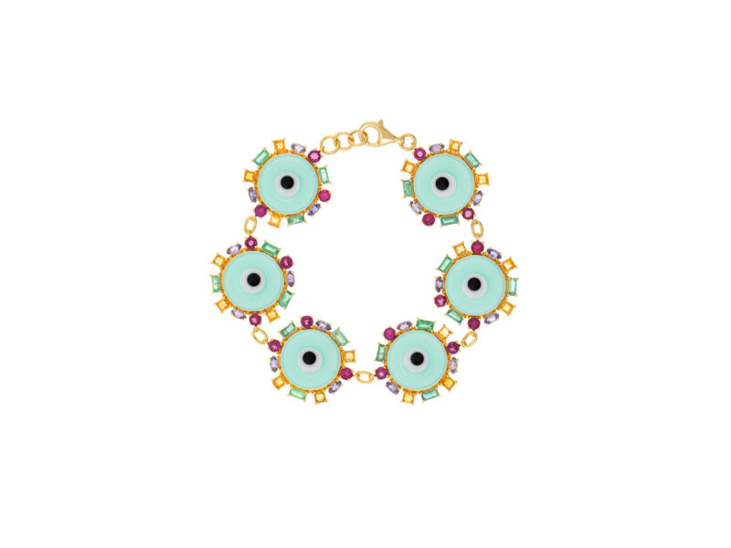 Pulseira Geométrica - Verde Esmeralda