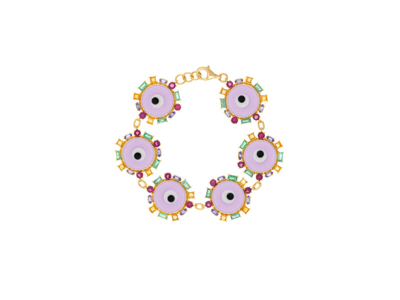 Pulseira Geométrica - Lilás