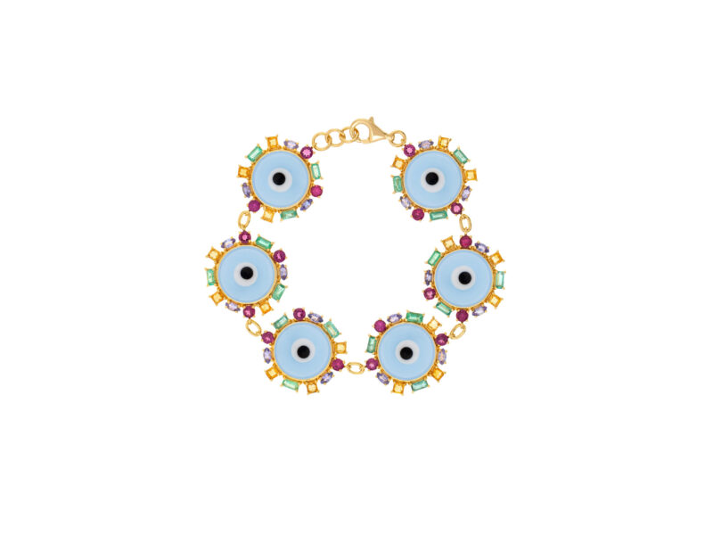 Pulseira Geométrica - Azul