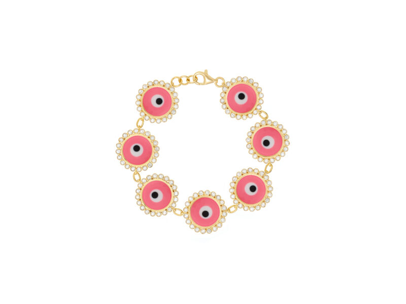 Pulseira Clássica Max - Rosa chiclete