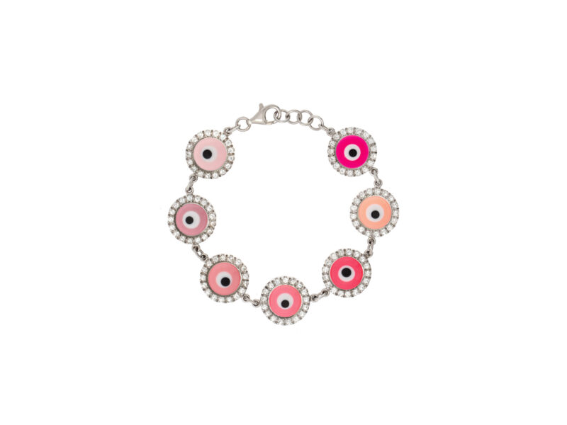 Pulseira Clássica Mini - Degradê de rosas