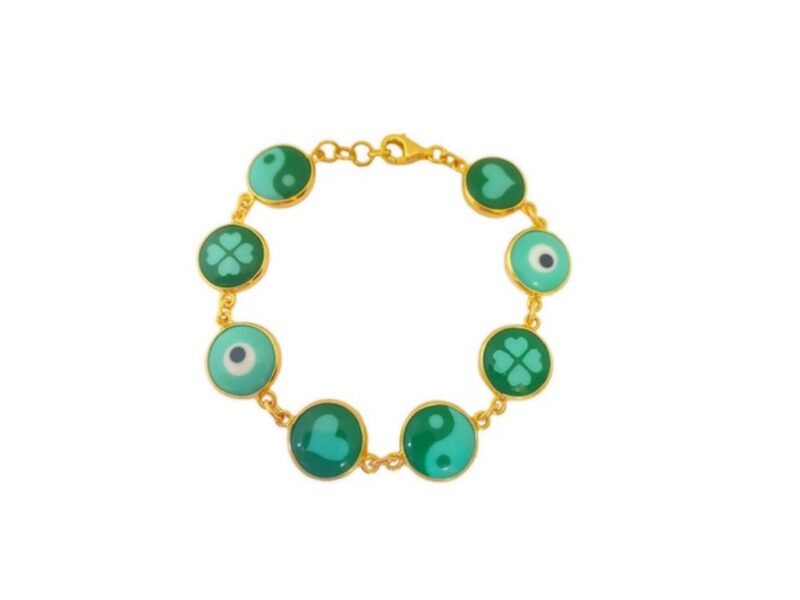 Pulseira linha Arquetipos - Tons de Verde