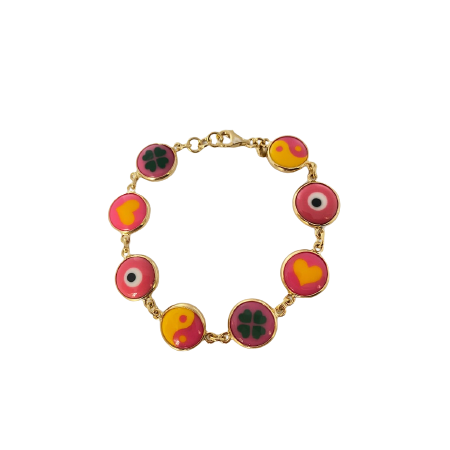 Pulseira Linha Arquétipos - Tons de Rosa