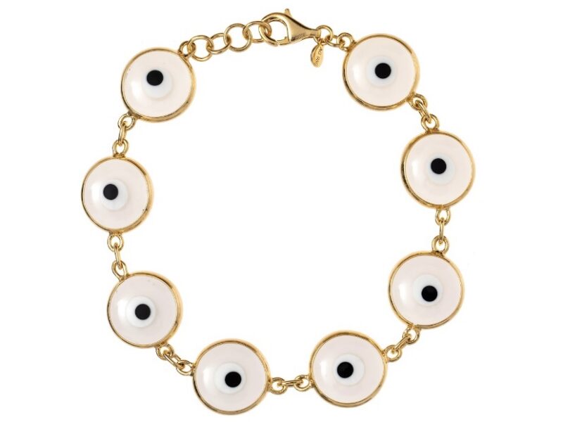 Pulseira Olho Grego Max - Nude