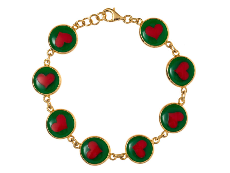 Pulseira Heart Max - Coração Vermelho