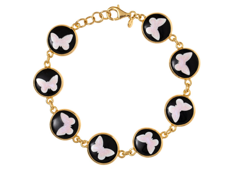Pulseira Butterfly Max - Borboletas Holográficas Fruta Cor