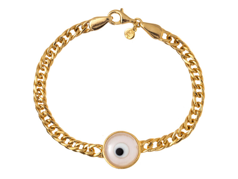 Pulseira Olho Grego Grumet - Transparente