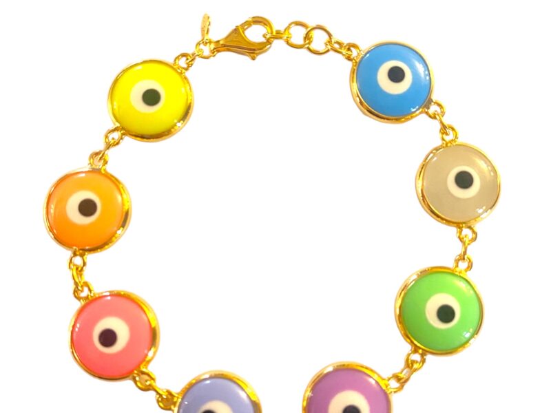 Pulseira Olho Max - Colorido Flúor
