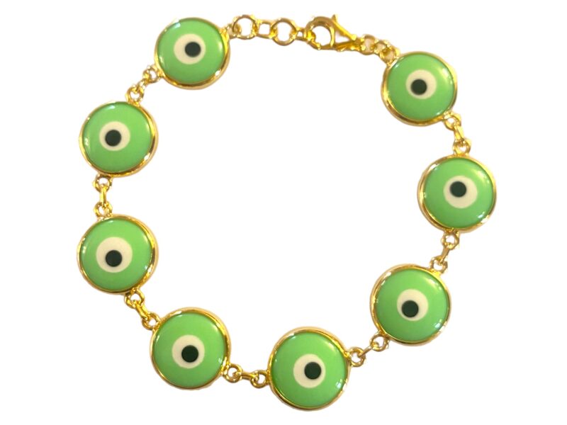 Pulseira Olho Grego Max - Verde Flúor