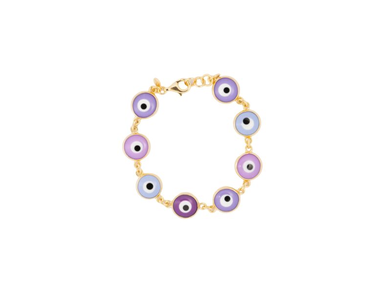 Pulseira Olho Grego Mini Infantil  - Lavander