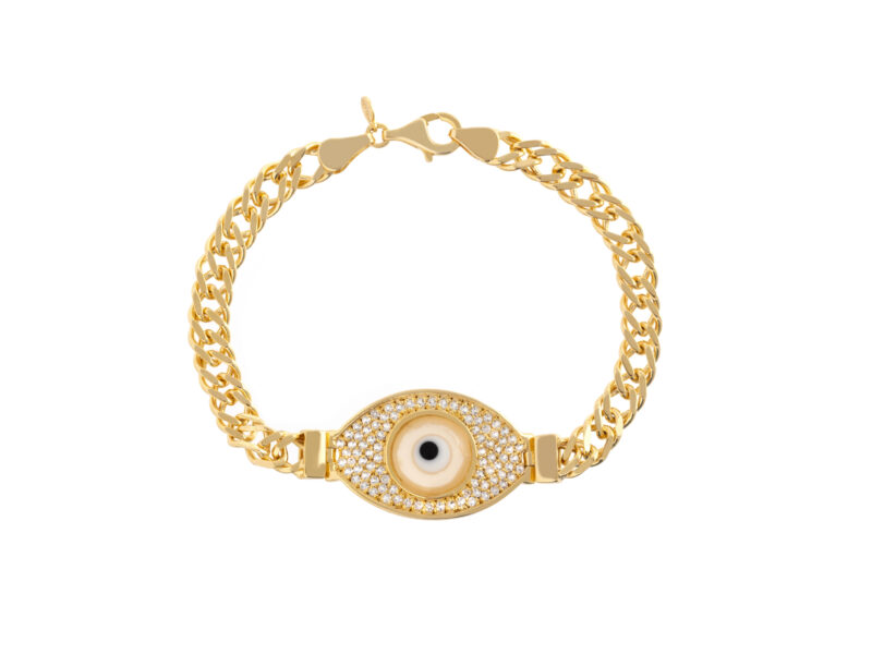 Pulseira Hórus Grumet Mini Branca