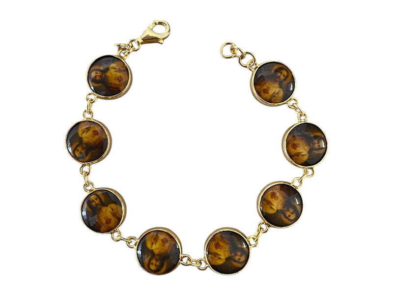 Pulseira coração sagrado de Jesus