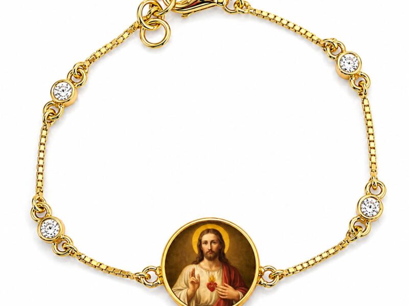 Pulseira Sagrado Coração de Jesus