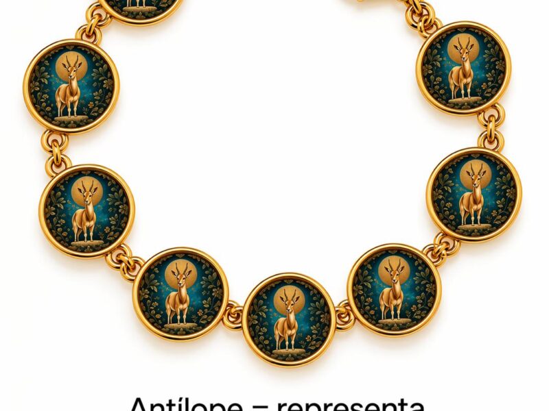 Pulseira Antílope - Linha Animais