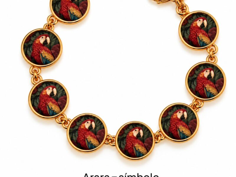 Pulseira Arara - Linha Animais