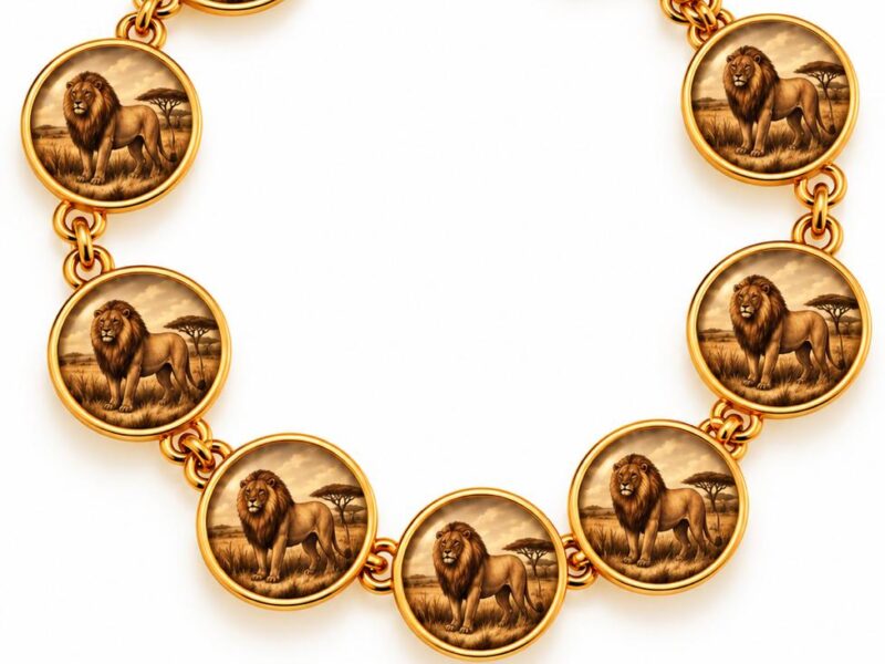 Pulseira Leão - Linha Animais