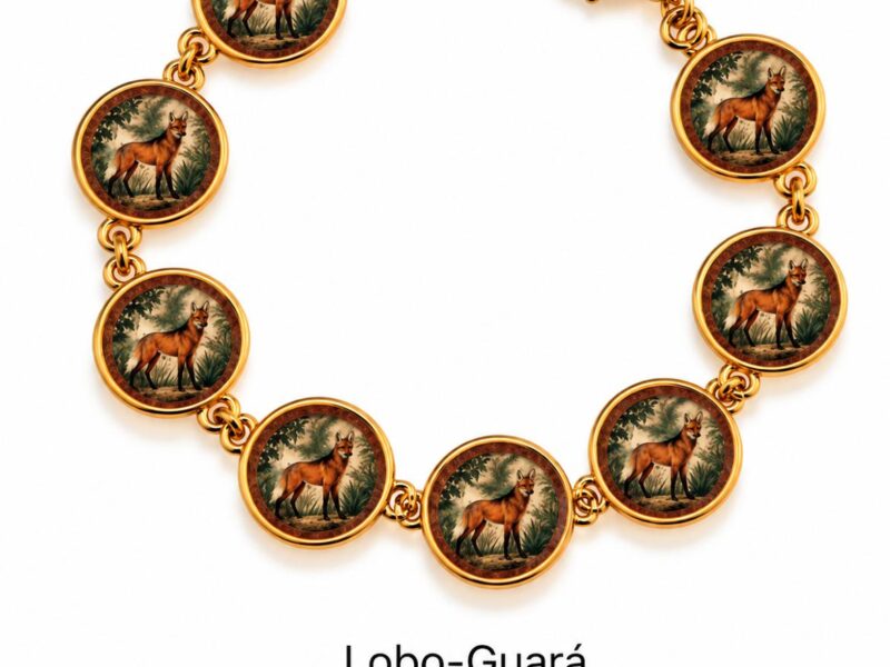 Pulseira Lobo-Guará - Linha Animais